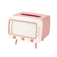 TV tissue box, light luxury plastic living room coffee table multifunctional storage box, bathroom toilet desktop paper box 1