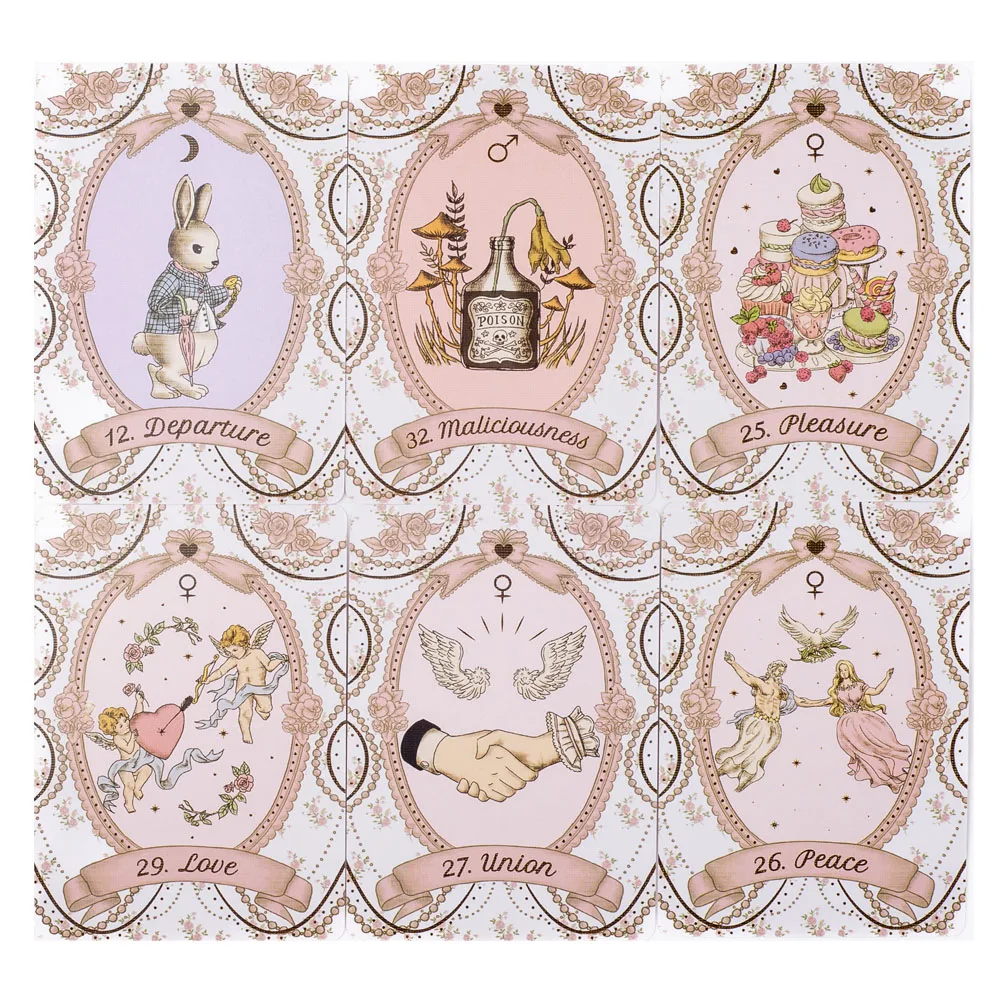 正規品オラクルカード】 エレガントローズ色美しいヴィンテージ