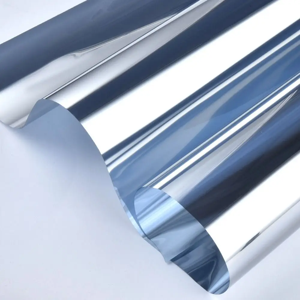 Reflective Privacy Heat Insulation UV Blocking Foil Glass Sticker Home Decoration Window Film