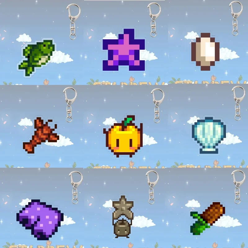 Purple Pants Keychain - Creative Stardew Valley-Inspired Decor & Accessory Pendant