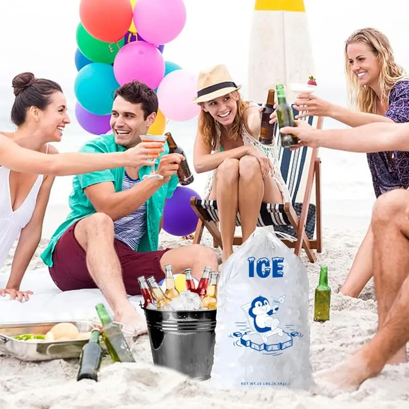 Reusable Ice Bag Water Injection Icing Cooler Bag Pain Cold Compress Drinks Refrigerate Food Keep Fresh Gel Dry Ice Pack