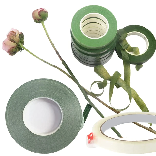 30Yard/Roll Self-Adhesive Bouquet Floral Stem Tape Artificial Flower Stamen  Wrapping Florist DIY Green Tapes Flower Supplies - AliExpress