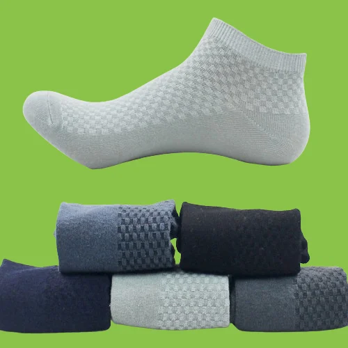 

Носки мужские короткие из бамбукового волокна, 5/10 пар