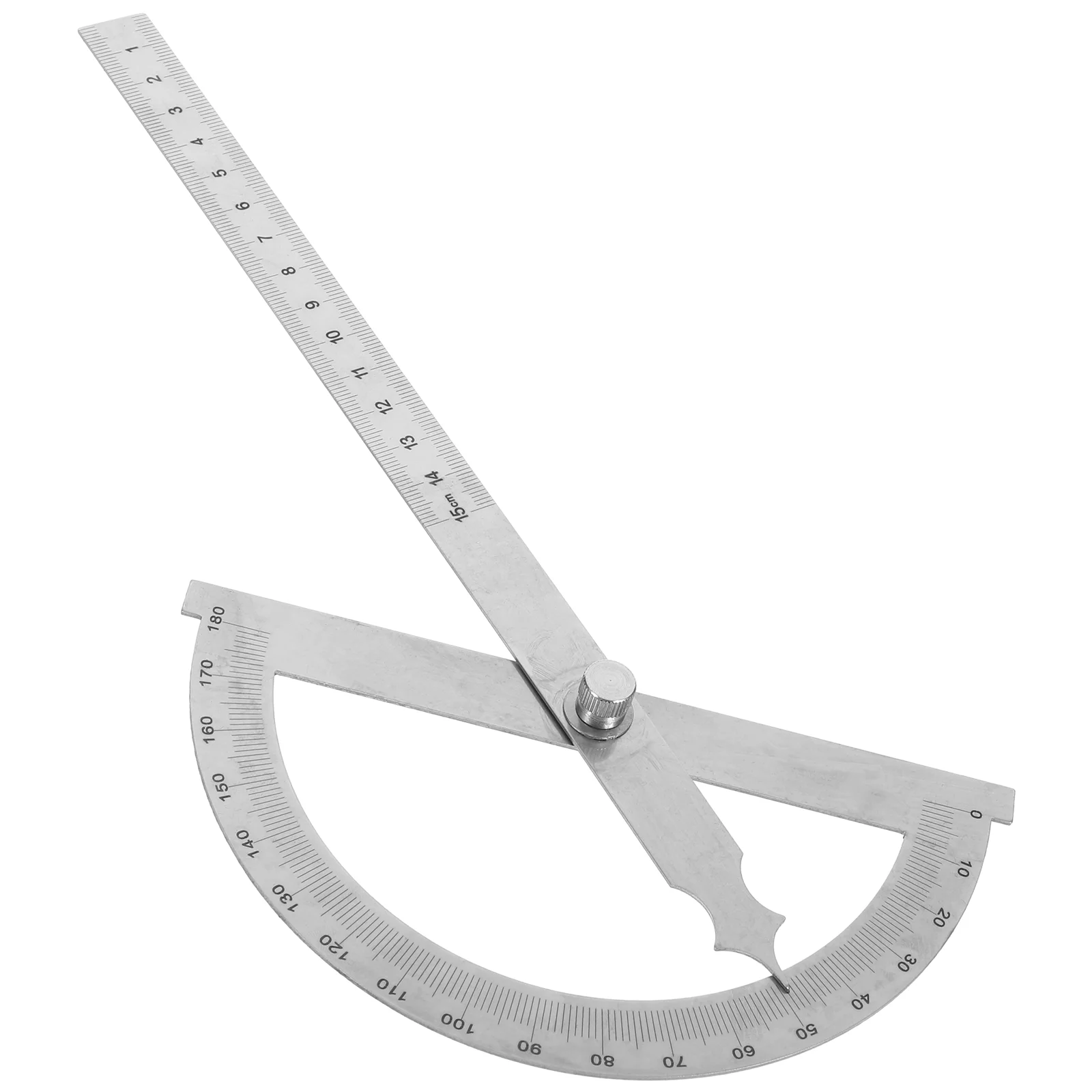 Protractor with Swing Arm Semicircle Angle Finder Woodworking Ruler Carpenter Protractors deli mini digital protractor angle finder inclinometer electronic measurement level slope test ruler length 100mm aluminum