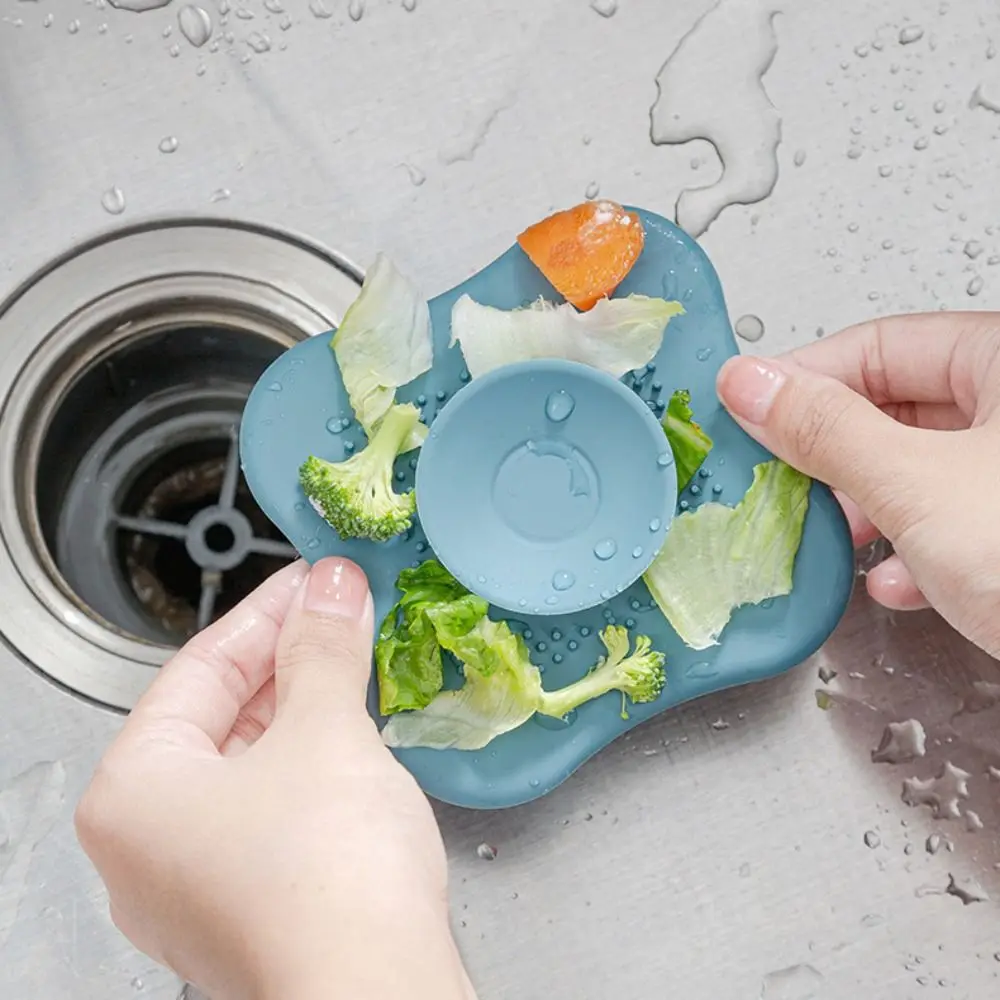 Drain filter 1Pcs Bathroom Hair Catcher Stopper Shower Floor Drain Cover Filter Deodorant Anti-clogging Kitchen Sink Plug Drain Strainer