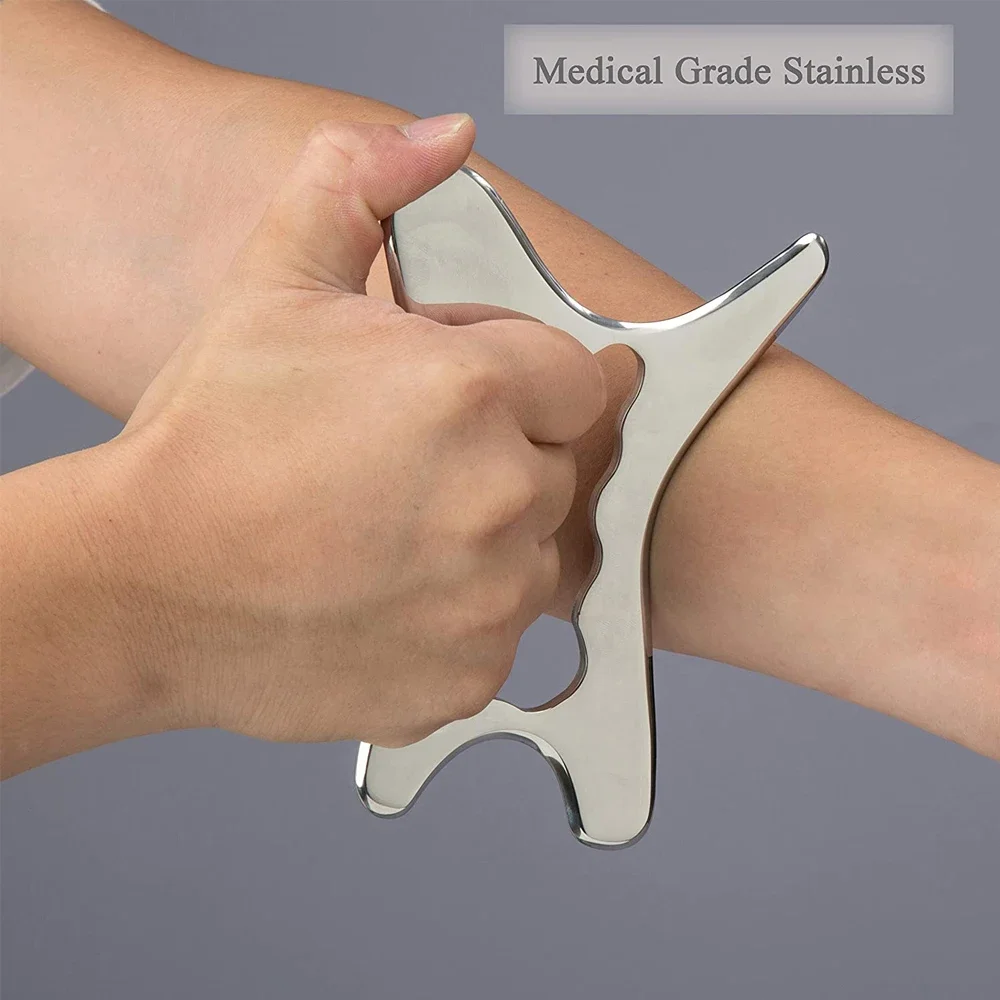 Gua Sha 스테인레스 스틸 스크래핑 마사지 도구, IASTM 도구, 훌륭한 부드러운 조직 동원 도구, 바디 케어 