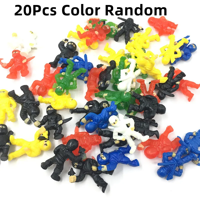 ミニ忍者アクションフィギュアゲーム,漫画のおもちゃ,男の子のための