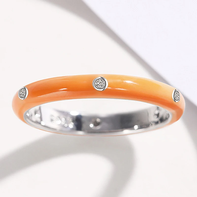 Anello alla moda anello geometrico in ottone fede nuziale donna_voghion.com