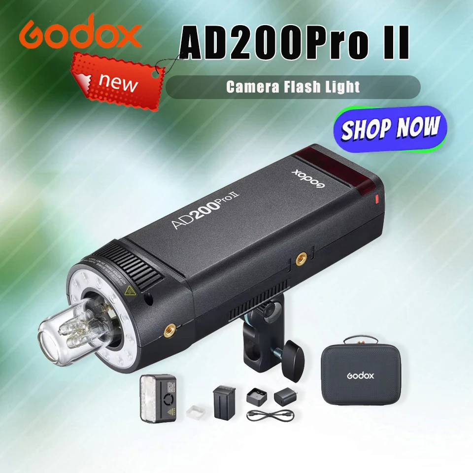 Godox AD200Pro II ポケットフラッシュ Amazon.com : GODOX AD200 Pro II AD200Pro II Strobe Flash