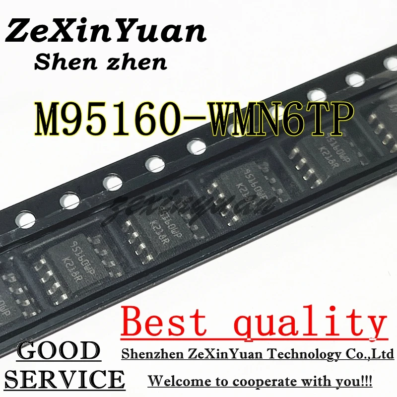 

5PCS/LOT M95160-WMN6 SOP-8 M95160 95160WP 95160 Serial SPI Bus EEPROM With High Speed Clock M95160-WMN6TP