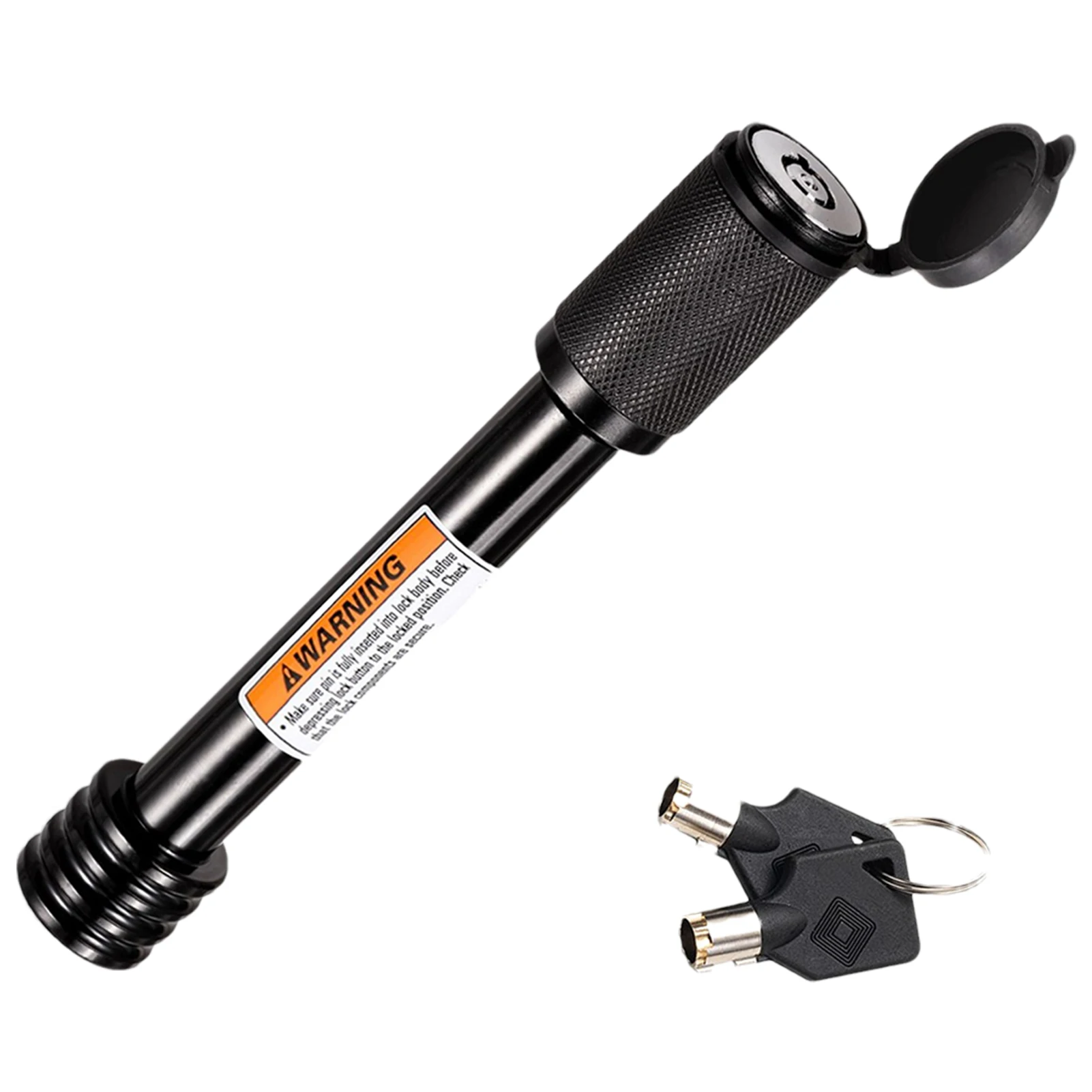 5/8 Car Trailer Lock With Keys Metal Trailer Hitch Pin Lock Waterproof Hitch Pin Auto Receiver Coupler