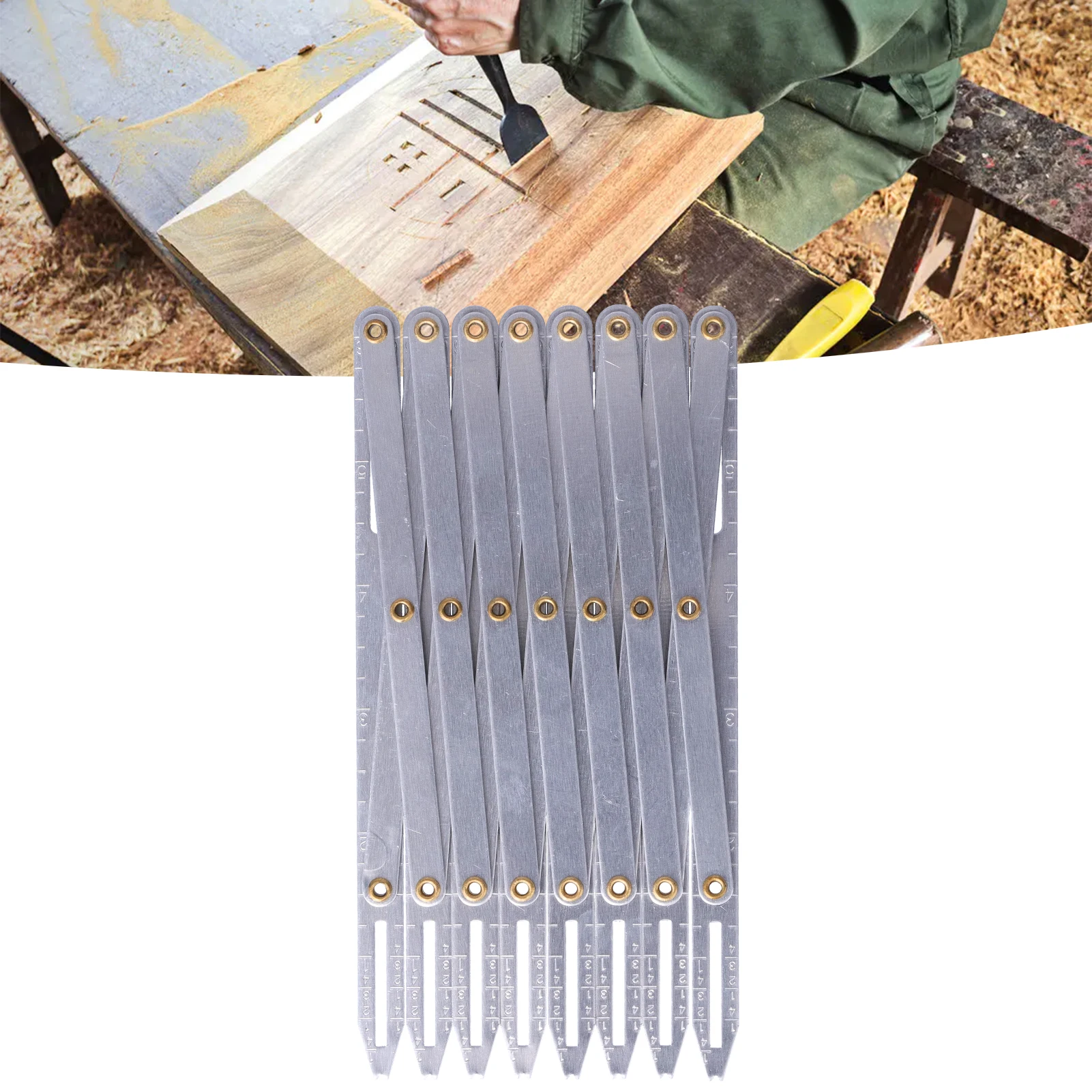 Règle De Couture Réglable En Aluminium – Multifonction, Anti-rouille – DIY Rideaux
