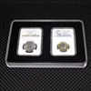 2 Acrylic Coin display Slab protection Storage Boxes Holder Storage Cases Commemorative Coins Slabs Compatible PCGS NGC Coin box 1