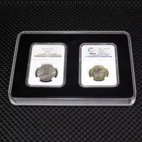 2 Acrylic Coin display Slab protection Storage Boxes Holder Storage Cases Commemorative Coins Slabs Compatible PCGS NGC Coin box 1