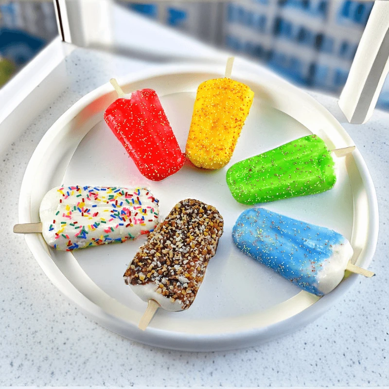 Giocattolo Finto Gelato Per Bambini – Modello Realistico In PVC – Decorazione Feste E Accessorio Fotografico (17 Cm) - 3