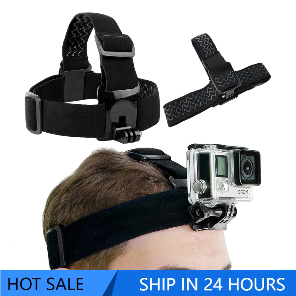 

Головной ремень для GoPro HD Hero 12 11 10 9 8 7 6 5 SJ4000 SJ5000 аксессуары для экшн-камеры крепление для камеры Insta360 аксессуары
