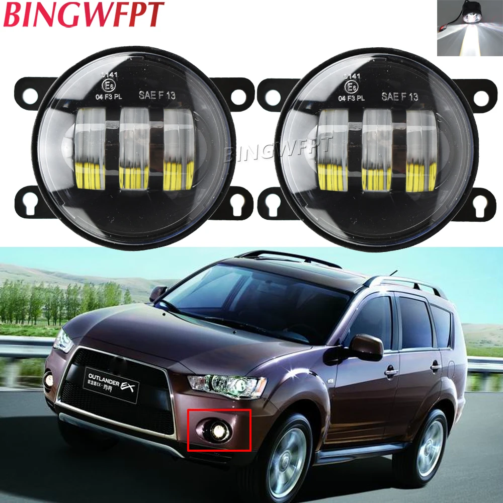 2 Luci Fendinebbia A Led Per Mitsubishi Outlancer Xl Outlander 2 3 Pajero Sprot L200 Grandis Asx Triton Colt Galant Fendinebbia