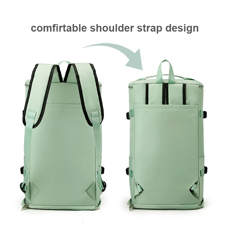 Waterproof Fitness Sports Backpack Men Women Outdoor Gym Shoulder Multifunctional Yoga Large Capacity Shoes Bags Dry Wet Duffle 3