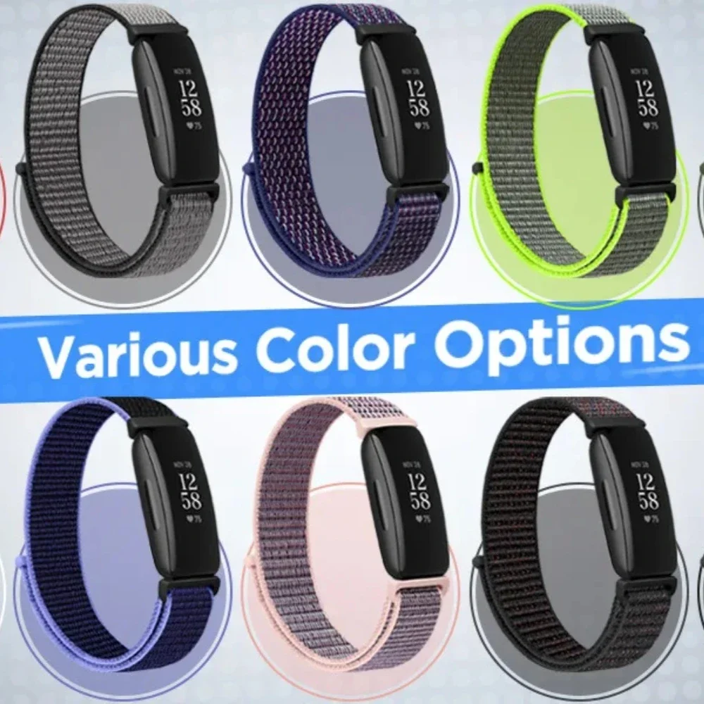 Elastic Nylon Braided Adjustable Breathable Bracelet Wristband Strap