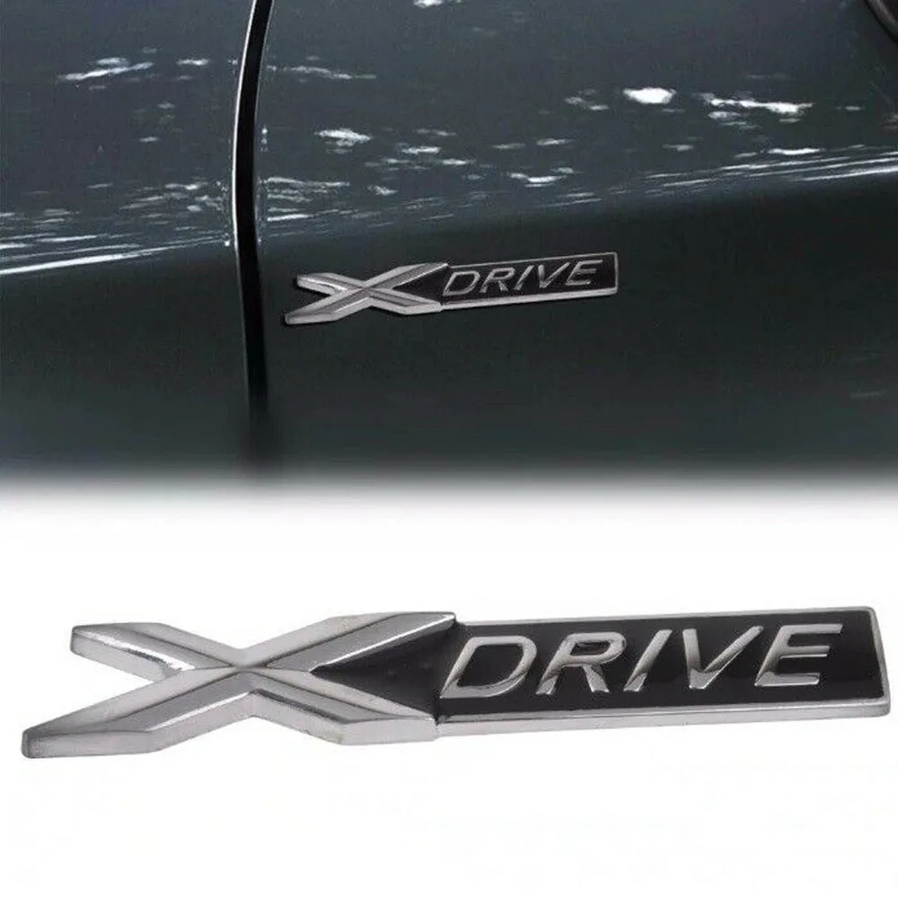 1Pc Xdrive Fender Emblem Discharge Capacity Sticker Car Styling For Bmw X1 X3 X4 X5 X6 X7