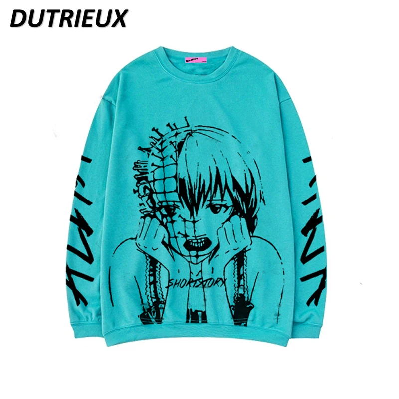 

Summer Streetwear 2023 Harajuku Style Hot Girl Japanese Sweatshirt Loose Long Sleeve Pullover Ins Soft Girl Hoodies for Women