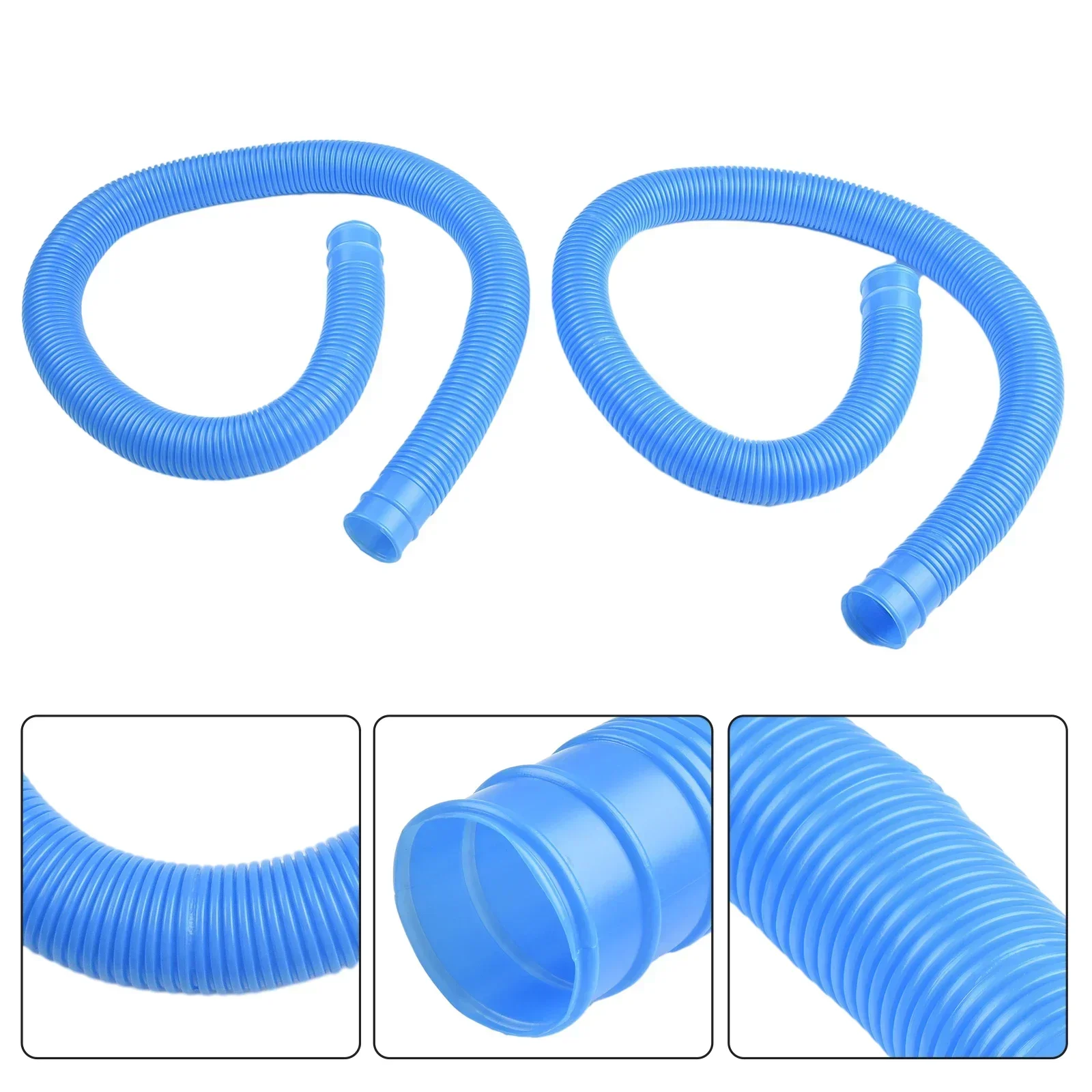 Hose 2pcs 1000mm hose adapter Above Ground Pool Pump Replacement For Intex 1-1/4 Inch Accessory1.25" Outdoor Accessories Leak Proof Durable