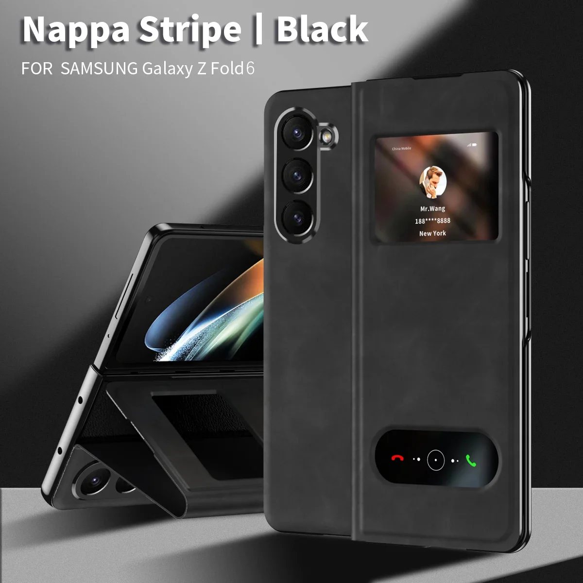 Luxury Leather Hard Shell Shockproof Case - Premium Protective Cover