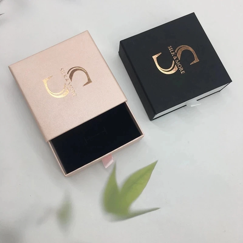 50pcs custom Paper box multiple colors jewelry box personalized logo necklace earrings ring jewelry bulk drawer packaging box 50pcs white paper box ring necklace bracelet jewelry box custom personalized logo chic small jewerly packaging box bulk drawer