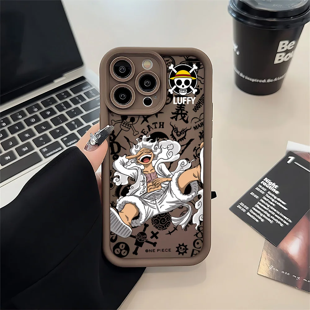 ตัวเลือกสินค้า เคสโทรศัพท์ลายอนิเมะวันพีช ลูฟี่ โซโล ป้องกันด้านหลัง TPU นิ่ม