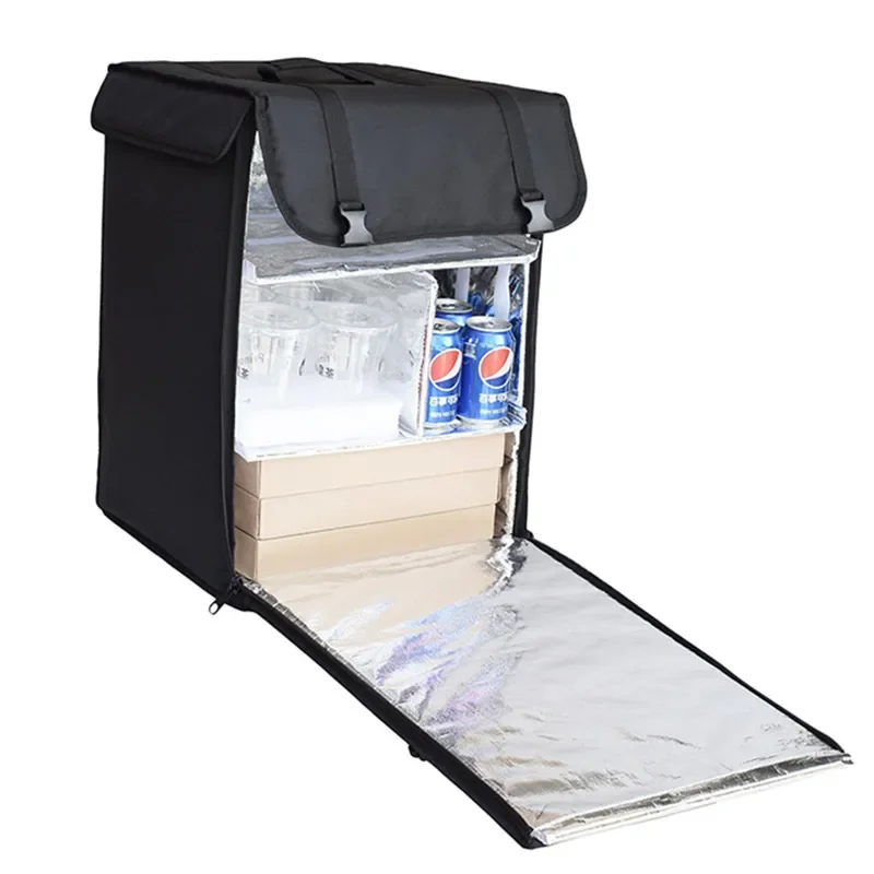 69L 대형 케이크 테이크아웃 박스 냉동팩 배낭 패스트푸드 피자 배달 보온/보냉 가방 식사 패키지 자동차 여행용 캐리어