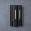 New 400ml wall hanging free punching manual soap dispenser hand soap shampoo hotel soap dispenser 4