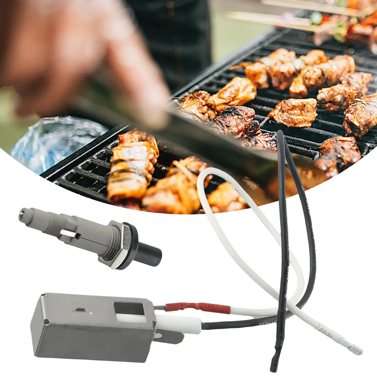 7509 Piezo Igniter Assembly Grill Replacement Kit For Weber Ⅰ&Ⅱ For Pre-2002 Kitchen BBQ Grill Replacement Parts