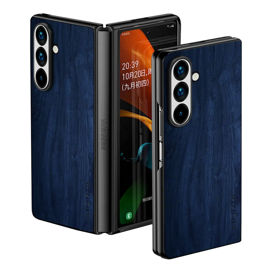 Bamboo Wood Pattern Leather Cover