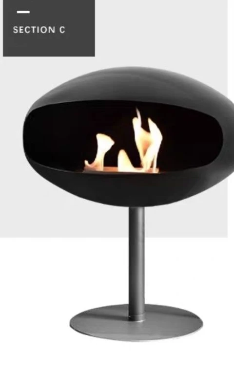 Floor-standing Decorative Fireplaces Indoor Living Room Free Standing Fireplace New Design Real Fire Bio Alcohol Fireplace
