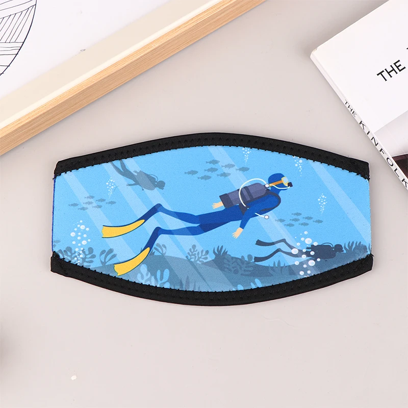 Description Picture 5 of item1Pc Diving Dive Snorkeling Mask Strap Cover Comfort Padded Protection Hair Wrap Gear Accessories Diving Masks Strap
