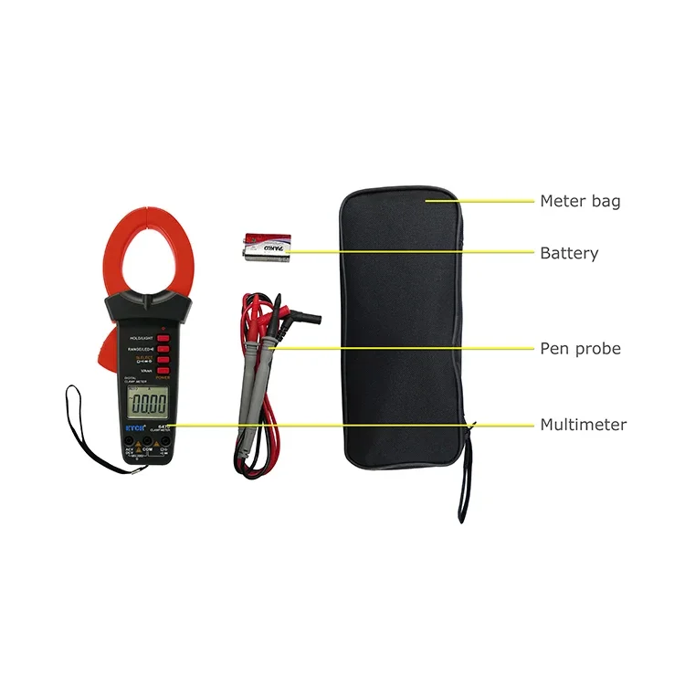 ETCR6450 Mini Digital multimeter AC DC 1000A Resistance/Capacitance/Frequency Cl
