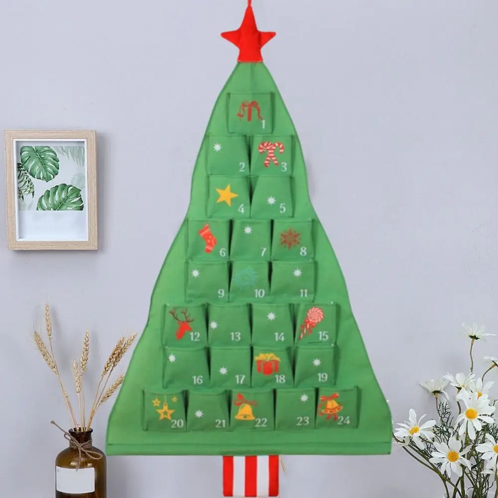 Oxford Cloth Christmas Tree Storage Bags Decorative Foldable Wall Mounted Storage Bags Moisture-proof Waterproof