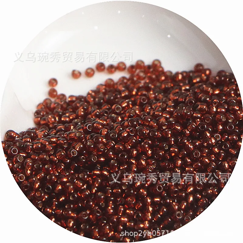 Filled Silver Glass Rice Beads for Handmade DIY Jewelry Accessories