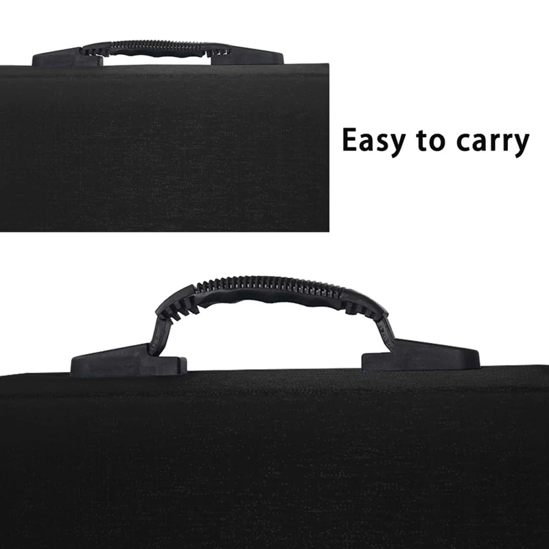 CD Case, 400 Capacity DVD Case CD Wallets Protective Storage Organizer Holder Booklet Album Box Binder (Black)