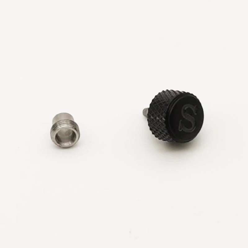Elegant Multi-Color Stainless Steel Watch Crown Replacement Parts