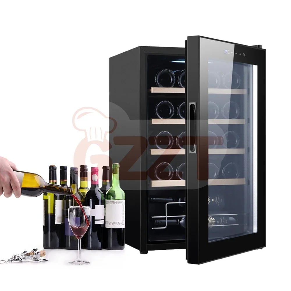 Customization Luxury Semiconductor Electric Insulated Mini Wine Chiller Cooler Digital Display Refrigerator Fridge Showcase