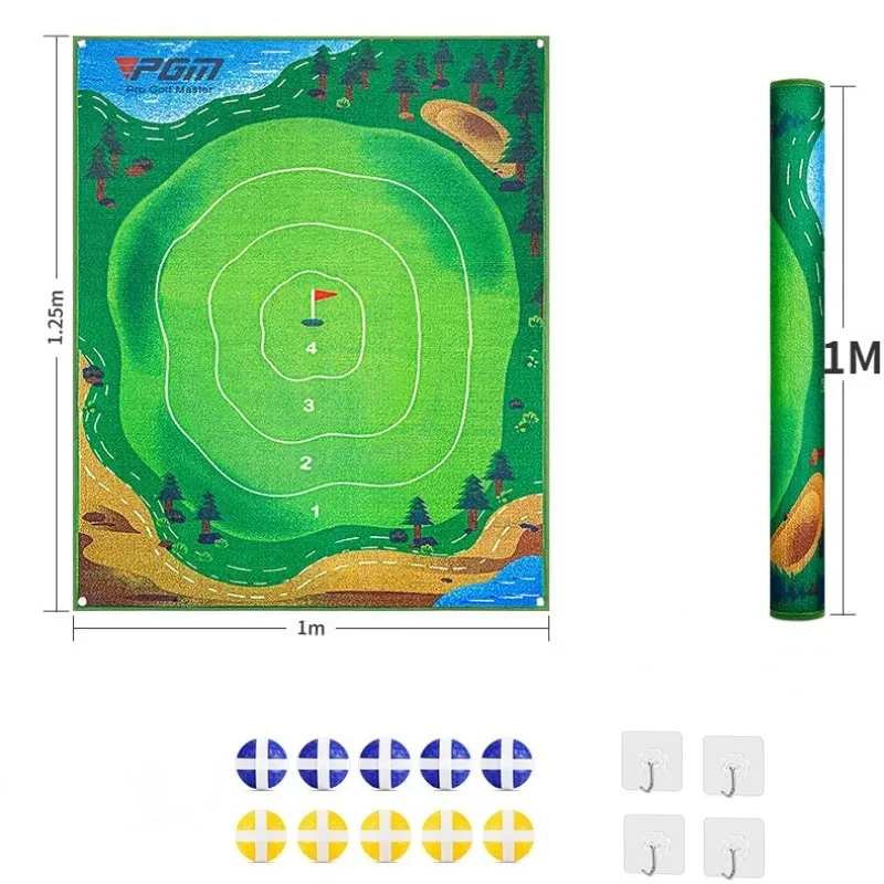 PGM DJD040 Indoor Mini Golf Suspended Dartboard Practice Training Aid Mat