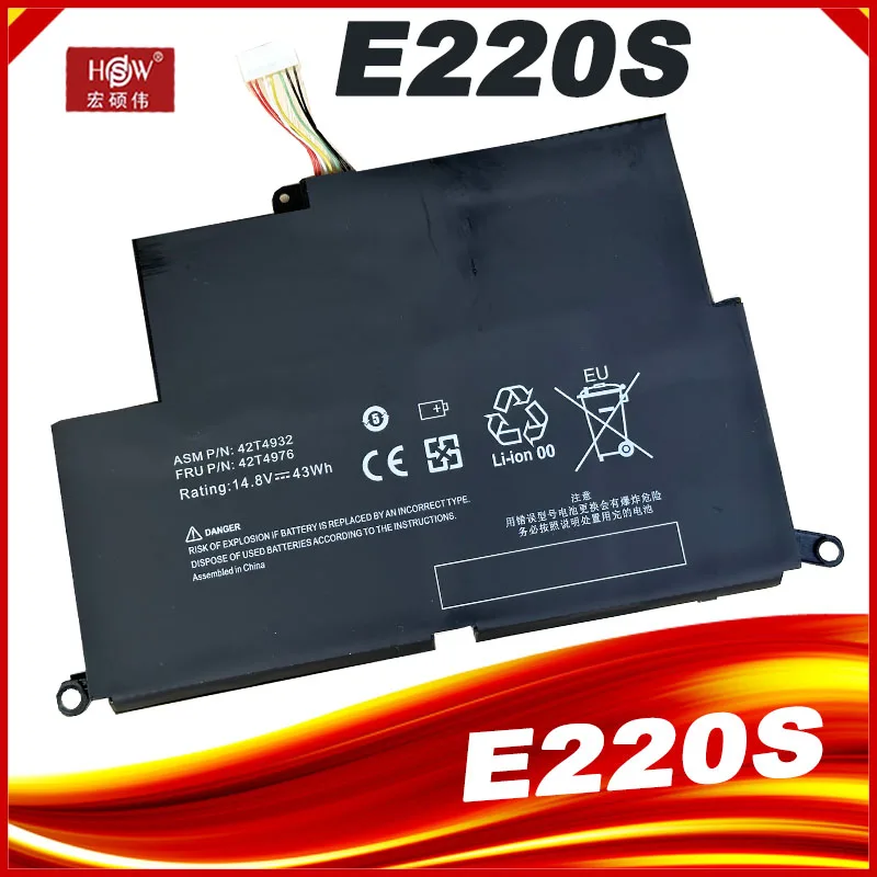 

Новый аккумулятор для ноутбука Lenovo ThinkPad Edge E220s S220 42T4976 50382NU 503832C 42T4935 42T4933 42T4934 42T4984
