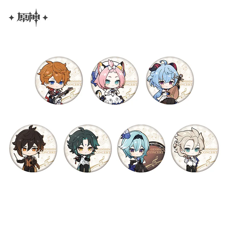 

Genshin Impact официальный Merch miHoYo оригинальный CSHZ концертная серия Q версия значок Zhongli Xiao tataglia