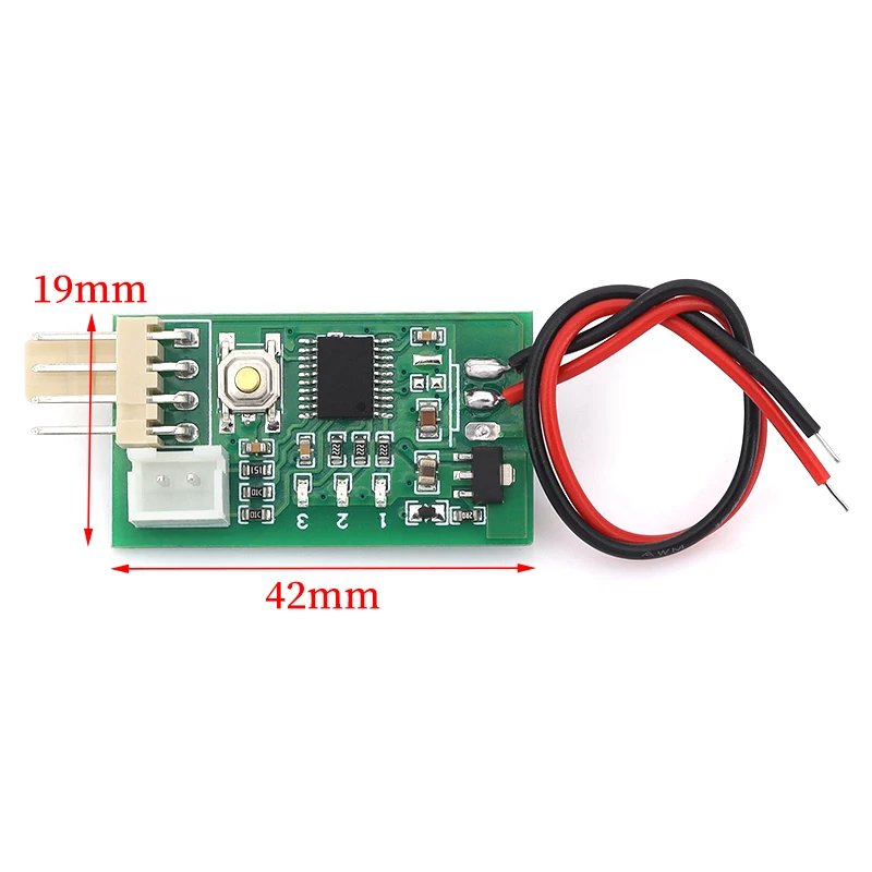 Regolatore di velocità per il controllo della temperatura della ventola PWM da 12 V CC, chassis a quattro fili, armadio, ventola del computer, controllo della temperatura del rumore - immagine 2
