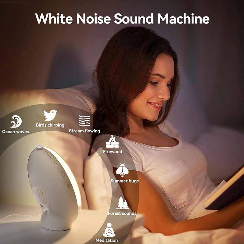 Enhanced Sunrise Alarm Clock with Night Light & FM Radio