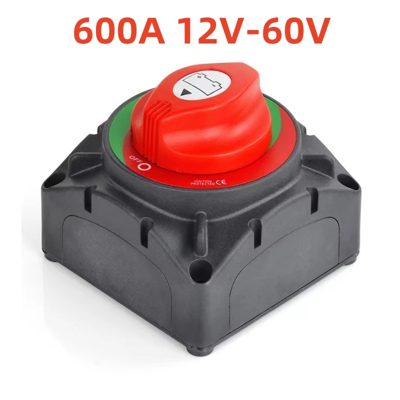 300A 600A Heavy Dudy Auto Batterie Trennen Schalter 12V 24V 48V Marine Batterie Masse Schalter Cut auf Off Schalter Für Auto Boot
