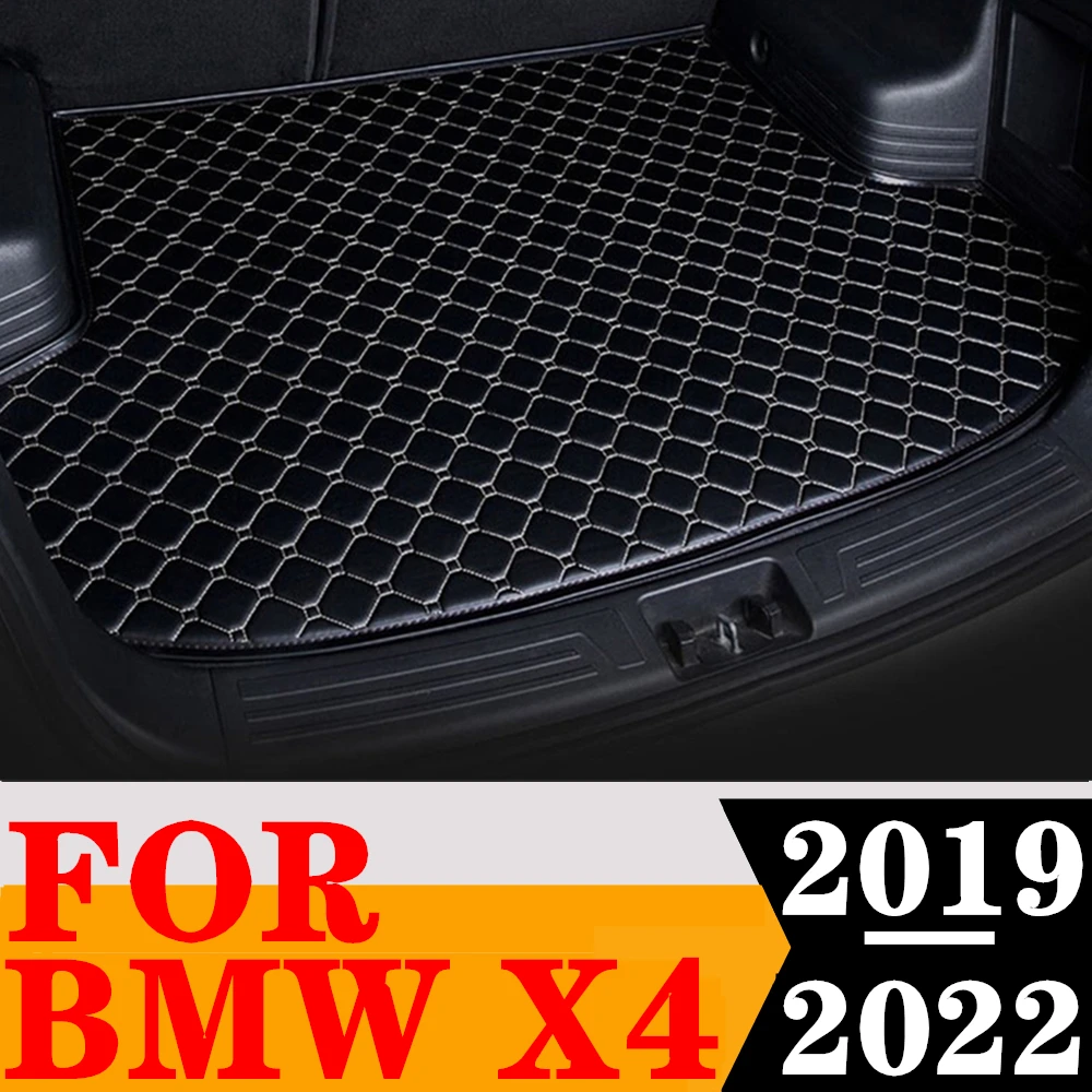 

Коврик для багажника автомобиля, подходящий для BMW X4 2019 2020 2021 2022, задний поднос для груза, поднос для багажника, защитный коврик для багажа, ковер, аксессуары для интерьера