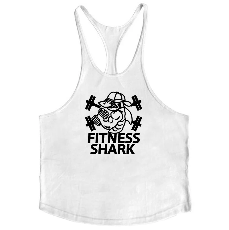 Літні бавовняні дихаючі підтяжки Жилети з Y-образною спинкою Тренажерний зал Фітнес Спортивні сорочки без рукавів для бодібілдингу Чоловічі безрукавки для тренування м’язів