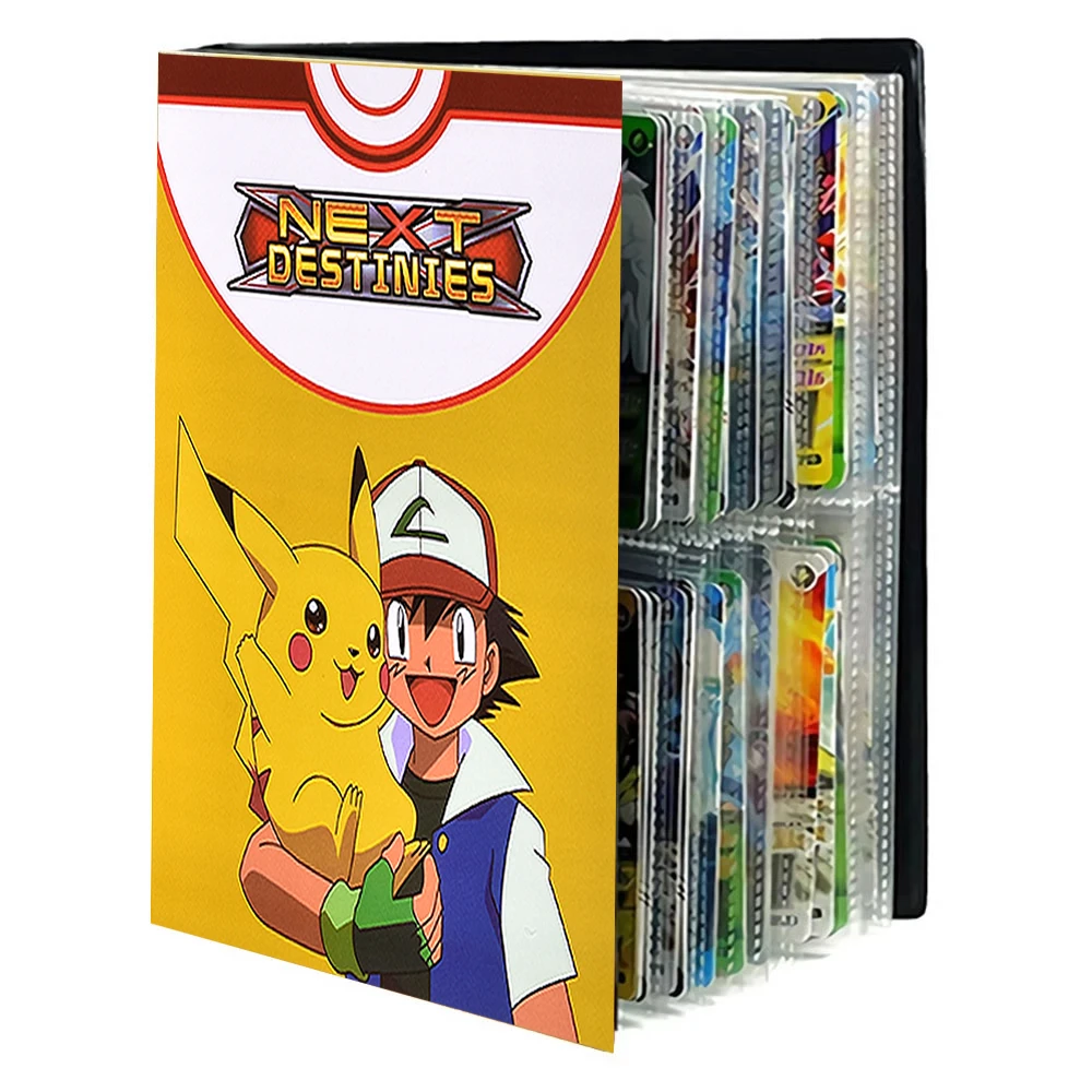 240pcs Pokemon Album Cards Book Holder Collection Boke Map Game Pokémon Next  Destinies Binder Folder Livre Loaded List Kid Gift| | - AliExpress